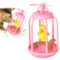 windmill bird cage tickle sound wheel pets toys